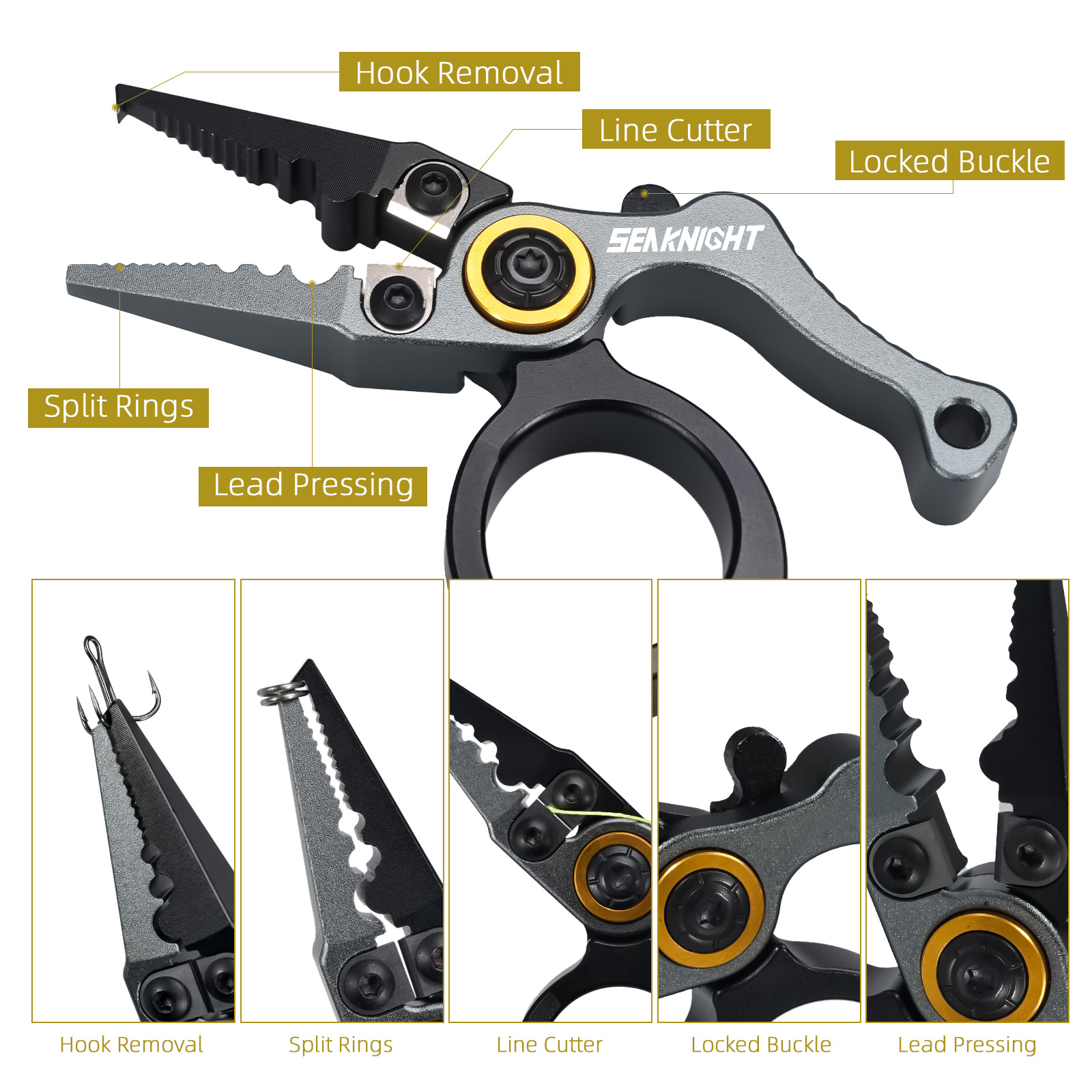 SeaKnight Brand Fishing Pliers - Fishing Line Cutter 评论和价格
